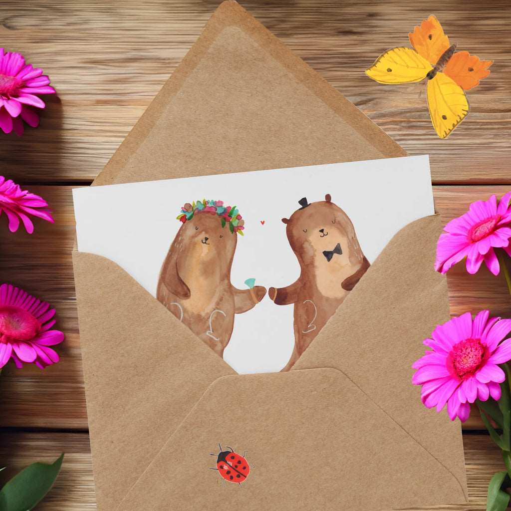 Personalisierte Deluxe Karte Hochzeit Otter Personalisiertere Klappkarte, Personalisierte Geburtstagskarte, Personalisierte Karte, Grußkarte mit Namen, Personalisierte Einladungskarte, Grußkarten personalisiert, Personalisierte Hochzeitskarte, Grußkarte mit persönlichen Nachrichten, Grußkarte selbst gestalten, Personalisierte Grußkarte, Grußkarte als Geldgeschenk, Grußkarte selber drucken, Personalisierte Glückwunschkarte, Hochzeit, Hochzeitsgeschenk, Ehe, Hochzeitsfeier, Trauung, Trauungsgeschenk, Hochzeitskarte, Verlobungsfeier, Verlobungsgeschenk, Hochzeitsgeschenkideen, Hochzeitsgeschenke für Brautpaar, Geschenk zur Hochzeit, Hochzeitstag