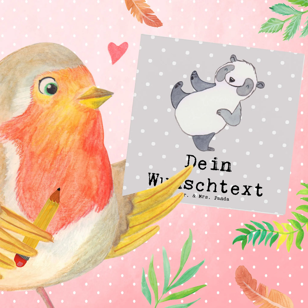 Personalisierte Deluxe Karte Panda Kampfkunst Personalisiertere Klappkarte, Personalisierte Glückwunschkarte, Grußkarte als Geldgeschenk, Grußkarte selber drucken, Personalisierte Geburtstagskarte, Personalisierte Grußkarte, Personalisierte Einladungskarte, Personalisierte Karte, Grußkarte mit Namen, Grußkarten personalisiert, Grußkarte selbst gestalten, Grußkarte mit persönlichen Nachrichten, Personalisierte Hochzeitskarte, Geschenk, Sport, Sportart, Hobby, Schenken, Danke, Dankeschön, Auszeichnung, Gewinn, Sportler, Kampfkunst, Selbstverteidigung, Kampfsportarten