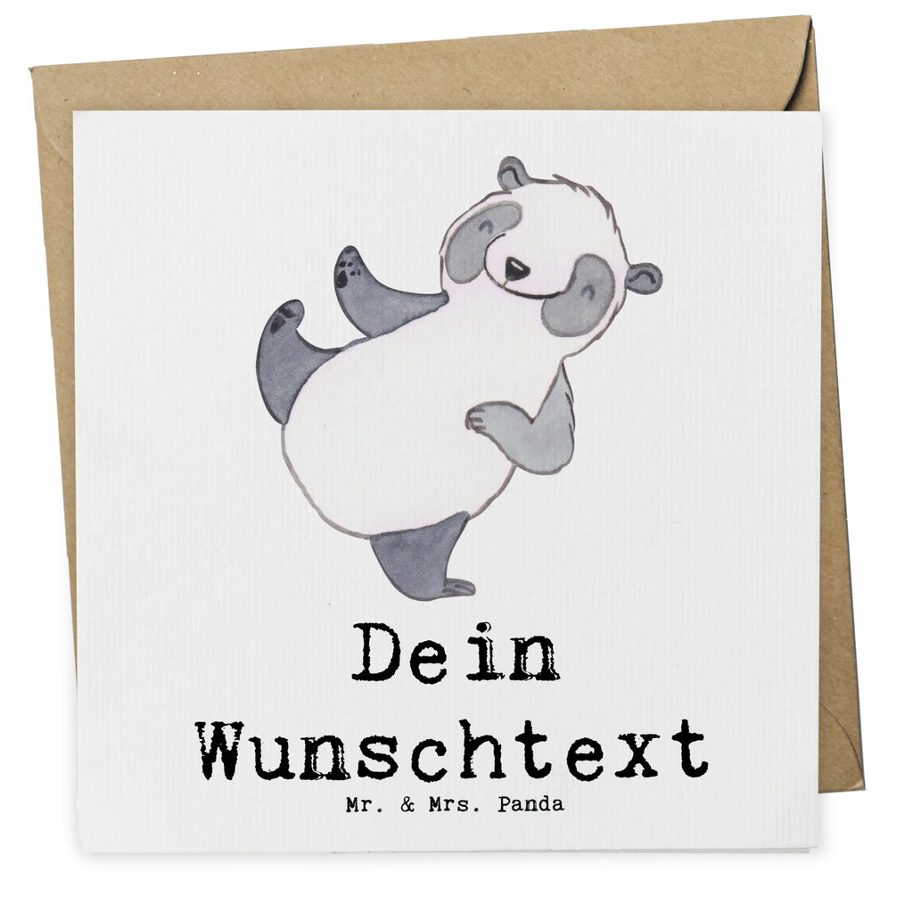 Personalisierte Deluxe Karte Panda Kampfkunst Personalisiertere Klappkarte, Personalisierte Glückwunschkarte, Grußkarte als Geldgeschenk, Grußkarte selber drucken, Personalisierte Geburtstagskarte, Personalisierte Grußkarte, Personalisierte Einladungskarte, Personalisierte Karte, Grußkarte mit Namen, Grußkarten personalisiert, Grußkarte selbst gestalten, Grußkarte mit persönlichen Nachrichten, Personalisierte Hochzeitskarte, Geschenk, Sport, Sportart, Hobby, Schenken, Danke, Dankeschön, Auszeichnung, Gewinn, Sportler, Kampfkunst, Selbstverteidigung, Kampfsportarten