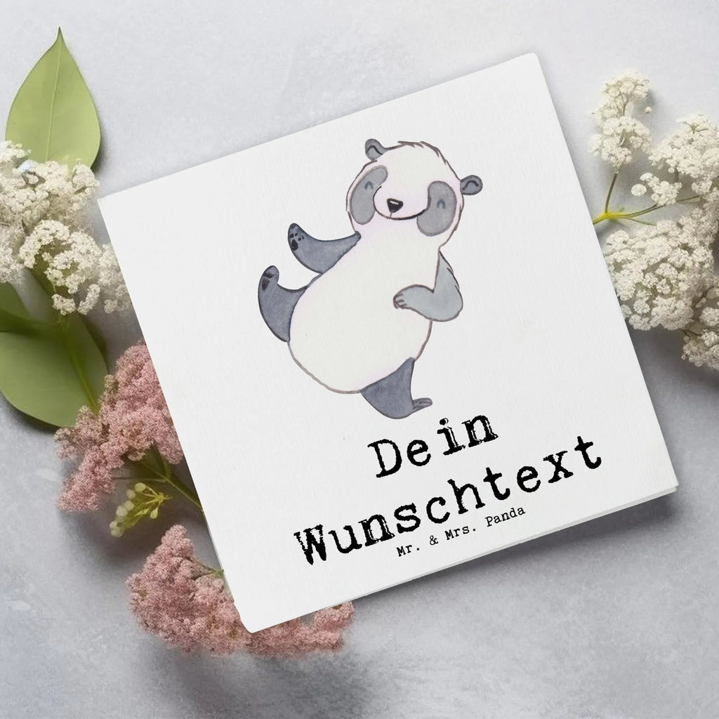 Personalisierte Deluxe Karte Panda Kampfkunst Personalisiertere Klappkarte, Personalisierte Glückwunschkarte, Grußkarte als Geldgeschenk, Grußkarte selber drucken, Personalisierte Geburtstagskarte, Personalisierte Grußkarte, Personalisierte Einladungskarte, Personalisierte Karte, Grußkarte mit Namen, Grußkarten personalisiert, Grußkarte selbst gestalten, Grußkarte mit persönlichen Nachrichten, Personalisierte Hochzeitskarte, Geschenk, Sport, Sportart, Hobby, Schenken, Danke, Dankeschön, Auszeichnung, Gewinn, Sportler, Kampfkunst, Selbstverteidigung, Kampfsportarten