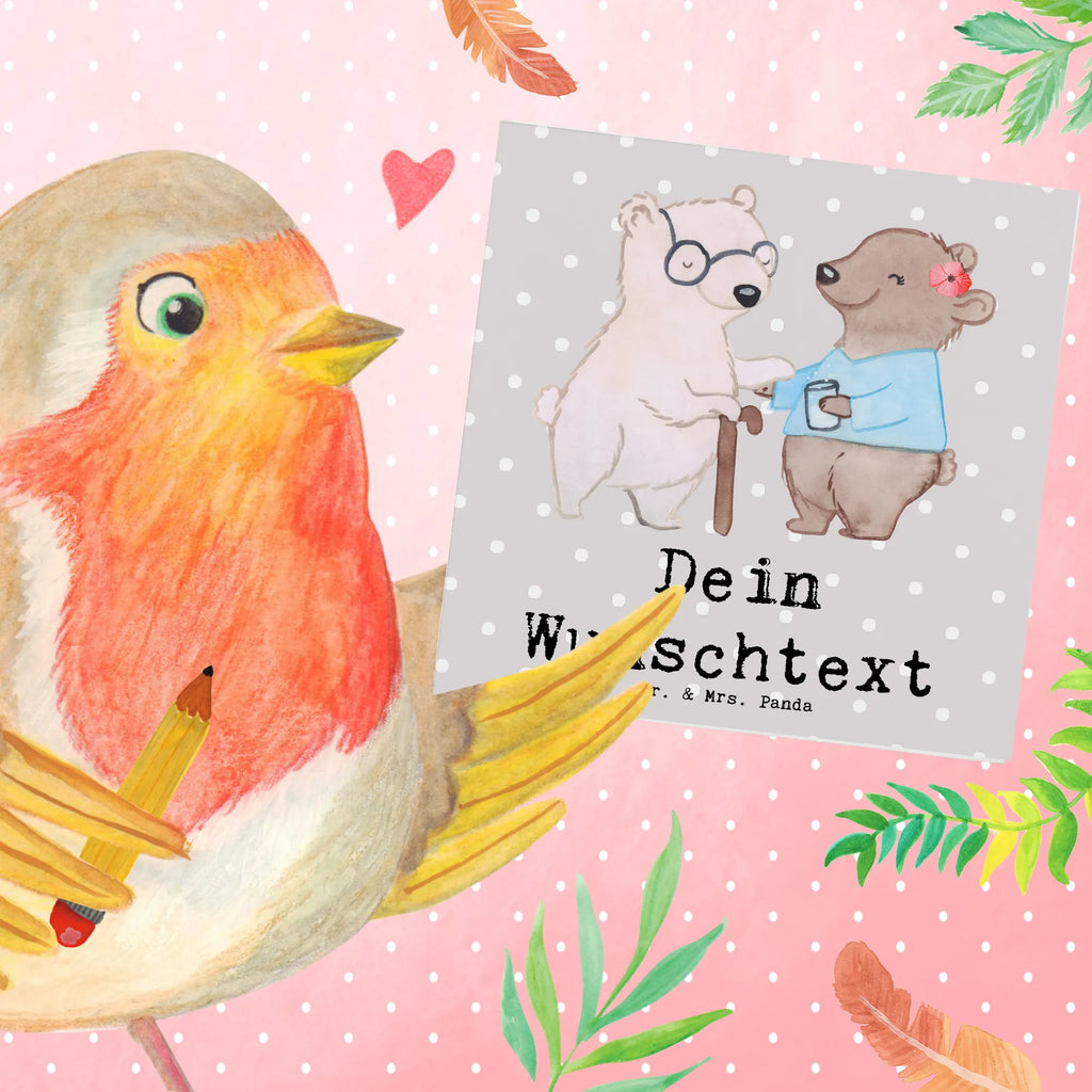 Personalisierte Deluxe Karte Altenpflegerin Herz Grußkarte mit persönlichen Nachrichten, Personalisierte Karte, Grußkarte mit Namen, Grußkarten personalisiert, Grußkarte selbst gestalten, Grußkarte selber drucken, Personalisierte Hochzeitskarte, Personalisierte Glückwunschkarte, Personalisierte Grußkarte, Grußkarte als Geldgeschenk, Personalisierte Einladungskarte, Personalisiertere Klappkarte, Personalisierte Geburtstagskarte, Beruf, Ausbildung, Jubiläum, Abschied, Rente, Kollege, Kollegin, Geschenk, Schenken, Arbeitskollege, Mitarbeiter, Firma, Danke, Dankeschön, Altenheim Eröffnung, Altenpflegerin, Pflegerin