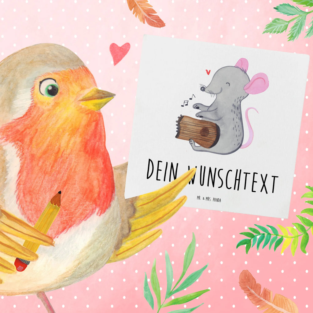 Personalized Deluxe Card Mouse Zither Personalisiertere Klappkarte, Personalisierte Hochzeitskarte, Grußkarte als Geldgeschenk, Personalisierte Einladungskarte, Personalisierte Geburtstagskarte, Personalisierte Karte, Personalisierte Grußkarte, Grußkarte mit persönlichen Nachrichten, Personalisierte Glückwunschkarte, Grußkarten personalisiert, Grußkarte mit Namen, Grußkarte selber drucken, Grußkarte selbst gestalten, Instrumente, Geschenke Musiker, Musikliebhaber, Zither, Maus, Mittelalter, Saiteninstrument, Klassik, Barock