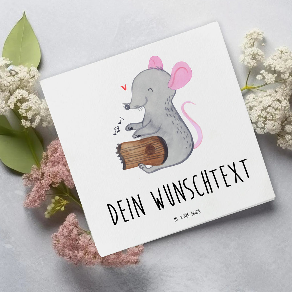 Personalized Deluxe Card Mouse Zither Personalisiertere Klappkarte, Personalisierte Hochzeitskarte, Grußkarte als Geldgeschenk, Personalisierte Einladungskarte, Personalisierte Geburtstagskarte, Personalisierte Karte, Personalisierte Grußkarte, Grußkarte mit persönlichen Nachrichten, Personalisierte Glückwunschkarte, Grußkarten personalisiert, Grußkarte mit Namen, Grußkarte selber drucken, Grußkarte selbst gestalten, Instrumente, Geschenke Musiker, Musikliebhaber, Zither, Maus, Mittelalter, Saiteninstrument, Klassik, Barock