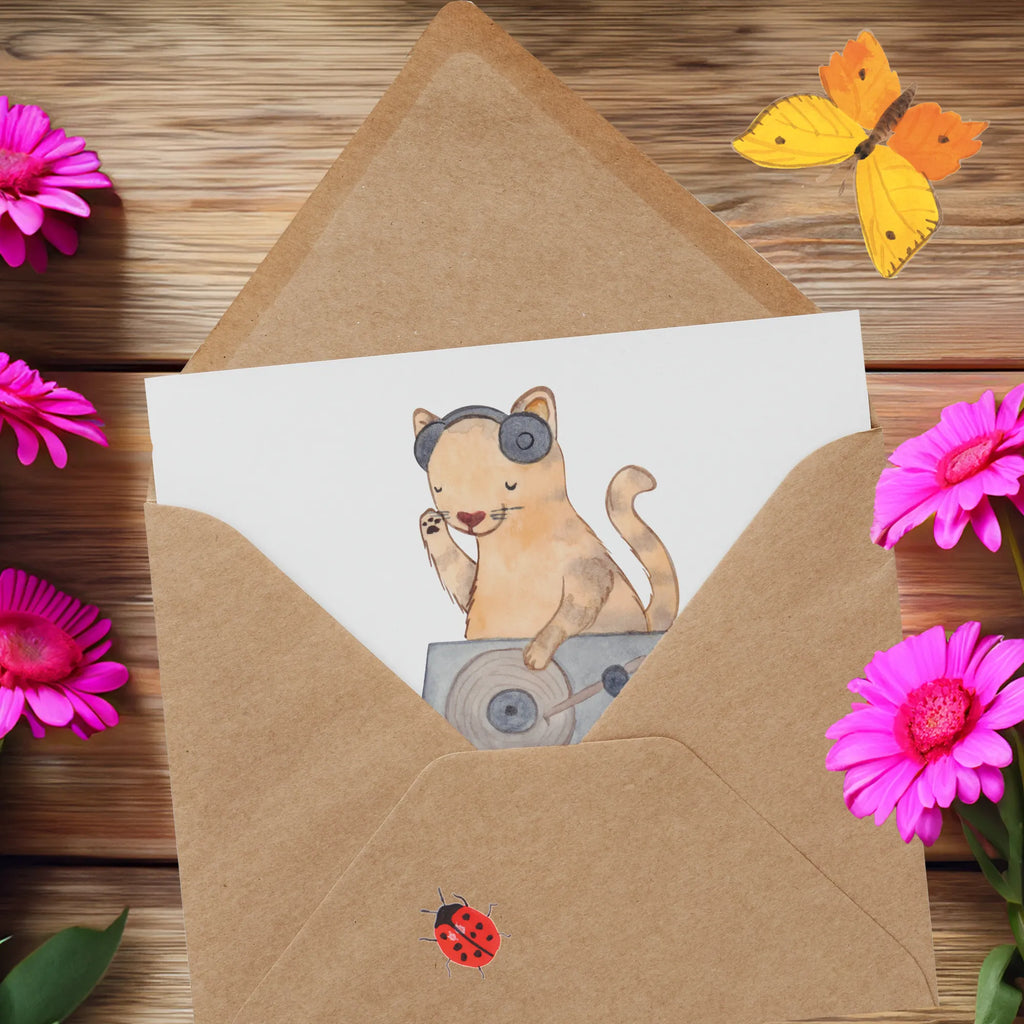 Personalized Deluxe Card cat DJ Personalisierte Hochzeitskarte, Personalisiertere Klappkarte, Personalisierte Karte, Personalisierte Geburtstagskarte, Grußkarte selbst gestalten, Grußkarte mit persönlichen Nachrichten, Grußkarte als Geldgeschenk, Grußkarte mit Namen, Grußkarte selber drucken, Personalisierte Grußkarte, Personalisierte Glückwunschkarte, Grußkarten personalisiert, Personalisierte Einladungskarte, Instrumente, Geschenke Musiker, Musikliebhaber, Tanzen, Club, Katze, Feiern, Disko, DJ
