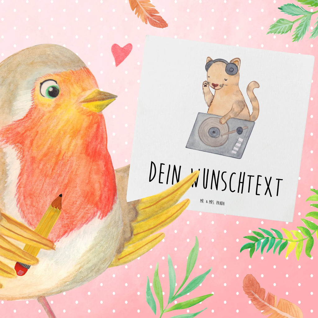 Personalized Deluxe Card cat DJ Personalisierte Hochzeitskarte, Personalisiertere Klappkarte, Personalisierte Karte, Personalisierte Geburtstagskarte, Grußkarte selbst gestalten, Grußkarte mit persönlichen Nachrichten, Grußkarte als Geldgeschenk, Grußkarte mit Namen, Grußkarte selber drucken, Personalisierte Grußkarte, Personalisierte Glückwunschkarte, Grußkarten personalisiert, Personalisierte Einladungskarte, Instrumente, Geschenke Musiker, Musikliebhaber, Tanzen, Club, Katze, Feiern, Disko, DJ