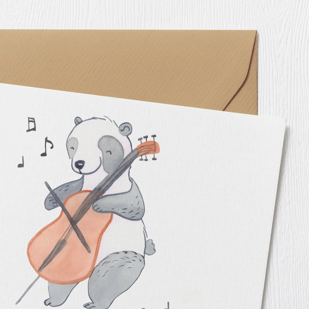 Personalized Deluxe Card Panda Cello Grußkarten personalisiert, Grußkarte selbst gestalten, Personalisiertere Klappkarte, Personalisierte Karte, Personalisierte Geburtstagskarte, Personalisierte Grußkarte, Personalisierte Einladungskarte, Grußkarte mit persönlichen Nachrichten, Grußkarte als Geldgeschenk, Personalisierte Hochzeitskarte, Grußkarte selber drucken, Grußkarte mit Namen, Personalisierte Glückwunschkarte, Instrumente, Geschenke Musiker, Musikliebhaber, Klassik, Panda, Cello, Barock, Orchester, Saiteninstrument, Bogen, Kammermusik, Streicher