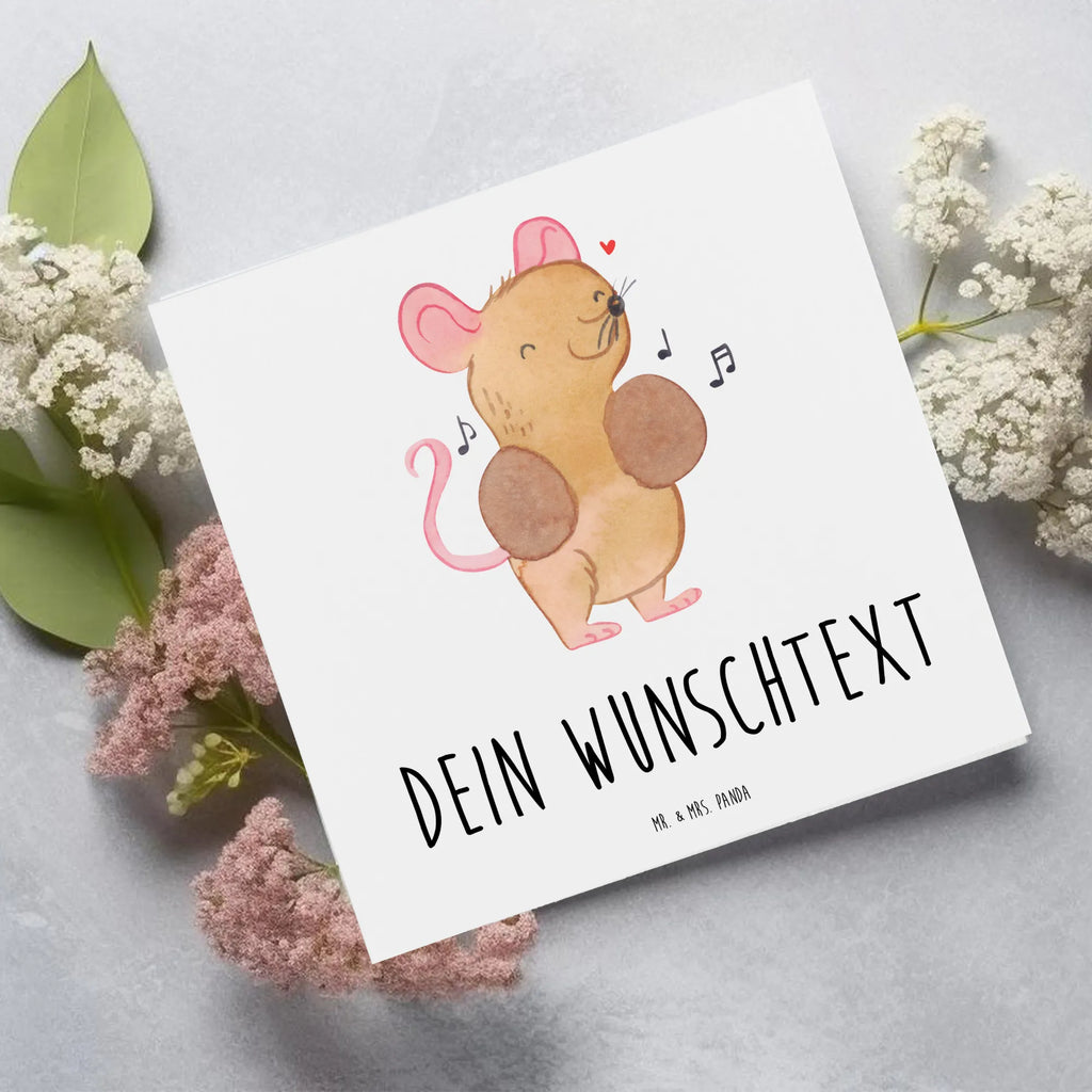 Personalisierte Deluxe Karte Maus Becken Personalisierte Hochzeitskarte, Grußkarte selbst gestalten, Personalisierte Glückwunschkarte, Personalisierte Karte, Personalisierte Einladungskarte, Grußkarte selber drucken, Personalisierte Geburtstagskarte, Grußkarte mit persönlichen Nachrichten, Personalisiertere Klappkarte, Grußkarte als Geldgeschenk, Grußkarten personalisiert, Personalisierte Grußkarte, Grußkarte mit Namen, Instrumente, Geschenke Musiker, Musikliebhaber, Becken, Schlagwerk, Rhythmus, Schlagzeug, Maus, Orchester