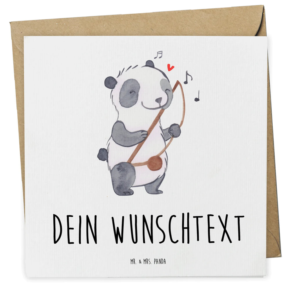 Personalized Deluxe Card Panda Berimbau Personalisierte Karte, Grußkarte mit Namen, Personalisierte Hochzeitskarte, Grußkarte mit persönlichen Nachrichten, Grußkarte als Geldgeschenk, Grußkarten personalisiert, Personalisiertere Klappkarte, Grußkarte selber drucken, Personalisierte Geburtstagskarte, Personalisierte Einladungskarte, Grußkarte selbst gestalten, Personalisierte Glückwunschkarte, Personalisierte Grußkarte, Instrumente, Geschenke Musiker, Musikliebhaber, Maultrommel, Capoeira, Traditionsmusik, Brasilien, Berimbau, Panda