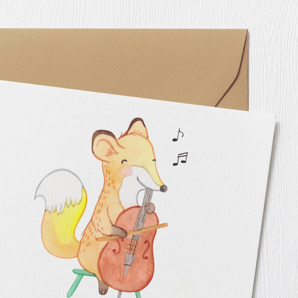Personalisierte Deluxe Karte Fuchs Violoncello Personalisierte Geburtstagskarte, Grußkarten personalisiert, Personalisierte Einladungskarte, Personalisierte Hochzeitskarte, Grußkarte selbst gestalten, Grußkarte mit Namen, Grußkarte mit persönlichen Nachrichten, Personalisierte Karte, Personalisierte Grußkarte, Grußkarte selber drucken, Personalisiertere Klappkarte, Grußkarte als Geldgeschenk, Personalisierte Glückwunschkarte, Instrumente, Geschenke Musiker, Musikliebhaber, Ensemble, Barock, Streicher, Klassik, Fuchs, Orchester, Violoncello, Bogen, Cello