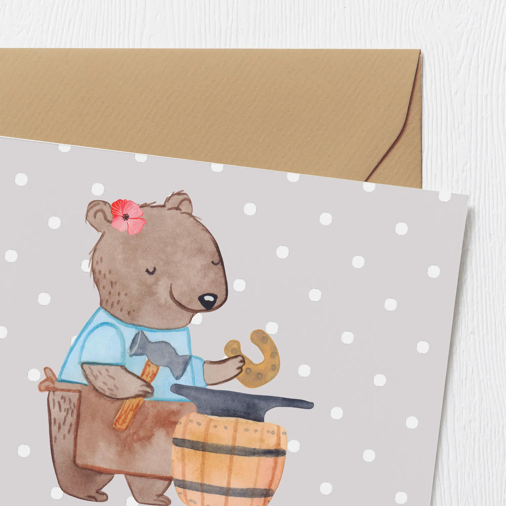 Personalisierte Deluxe Karte Schmiedin Herz Grußkarten personalisiert, Grußkarte selber drucken, Grußkarte mit Namen, Personalisierte Glückwunschkarte, Grußkarte selbst gestalten, Personalisiertere Klappkarte, Personalisierte Hochzeitskarte, Grußkarte als Geldgeschenk, Personalisierte Einladungskarte, Personalisierte Karte, Personalisierte Grußkarte, Grußkarte mit persönlichen Nachrichten, Personalisierte Geburtstagskarte, Beruf, Ausbildung, Jubiläum, Abschied, Rente, Kollege, Kollegin, Geschenk, Schenken, Arbeitskollege, Mitarbeiter, Firma, Danke, Dankeschön