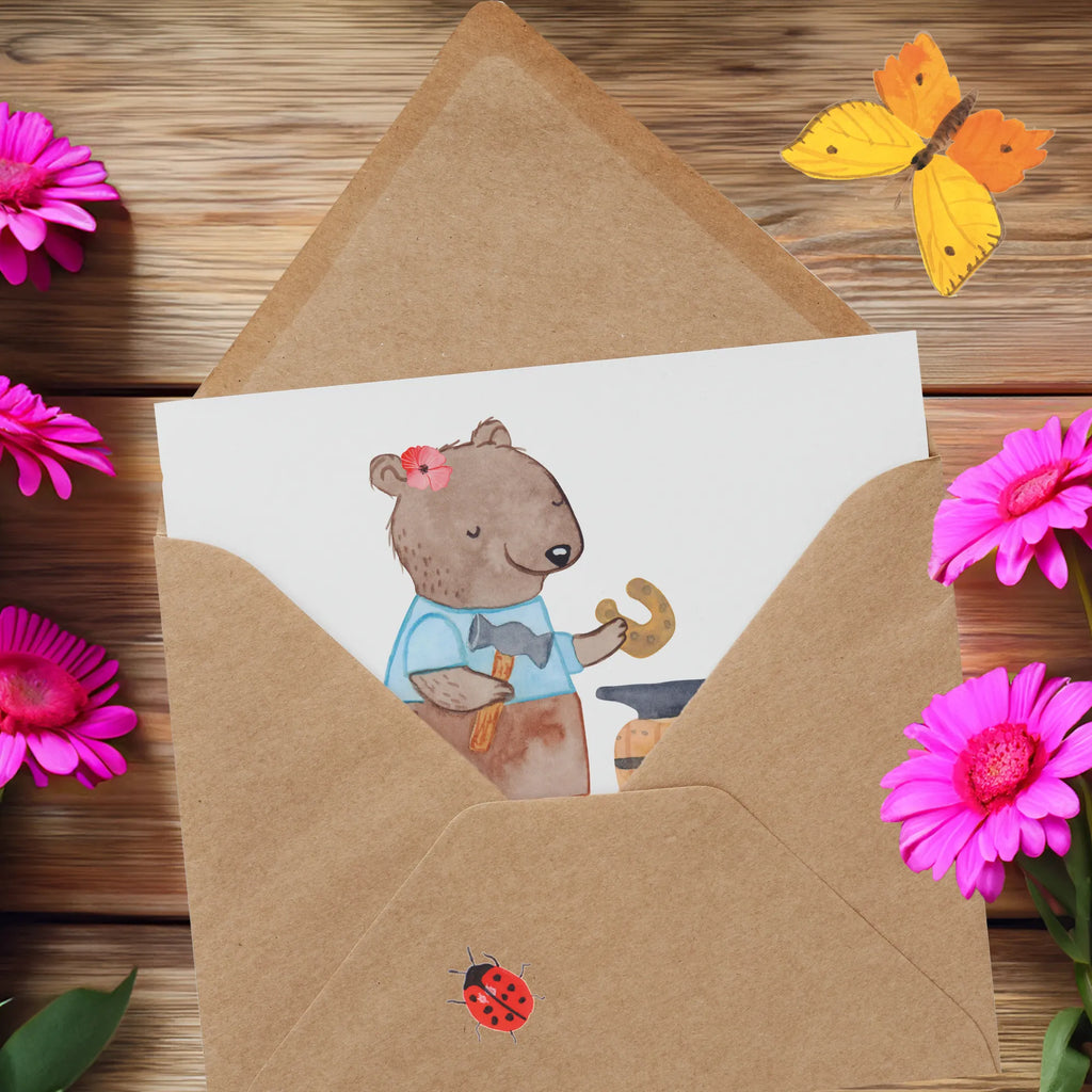 Personalisierte Deluxe Karte Schmiedin Herz Grußkarten personalisiert, Grußkarte selber drucken, Grußkarte mit Namen, Personalisierte Glückwunschkarte, Grußkarte selbst gestalten, Personalisiertere Klappkarte, Personalisierte Hochzeitskarte, Grußkarte als Geldgeschenk, Personalisierte Einladungskarte, Personalisierte Karte, Personalisierte Grußkarte, Grußkarte mit persönlichen Nachrichten, Personalisierte Geburtstagskarte, Beruf, Ausbildung, Jubiläum, Abschied, Rente, Kollege, Kollegin, Geschenk, Schenken, Arbeitskollege, Mitarbeiter, Firma, Danke, Dankeschön