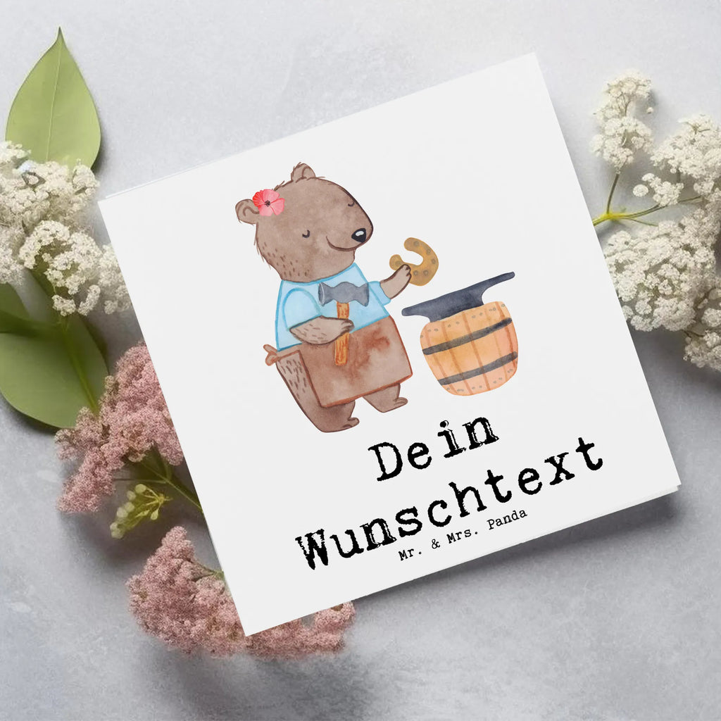 Personalisierte Deluxe Karte Schmiedin Herz Grußkarten personalisiert, Grußkarte selber drucken, Grußkarte mit Namen, Personalisierte Glückwunschkarte, Grußkarte selbst gestalten, Personalisiertere Klappkarte, Personalisierte Hochzeitskarte, Grußkarte als Geldgeschenk, Personalisierte Einladungskarte, Personalisierte Karte, Personalisierte Grußkarte, Grußkarte mit persönlichen Nachrichten, Personalisierte Geburtstagskarte, Beruf, Ausbildung, Jubiläum, Abschied, Rente, Kollege, Kollegin, Geschenk, Schenken, Arbeitskollege, Mitarbeiter, Firma, Danke, Dankeschön