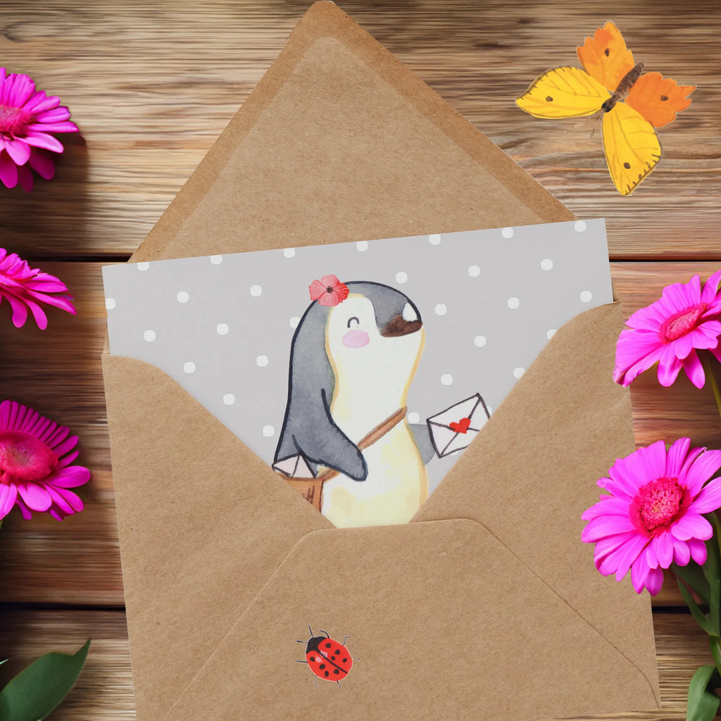 Personalisierte Deluxe Karte Postbotin Herz Personalisierte Glückwunschkarte, Personalisierte Hochzeitskarte, Personalisierte Grußkarte, Personalisierte Einladungskarte, Personalisierte Geburtstagskarte, Grußkarten personalisiert, Personalisiertere Klappkarte, Grußkarte mit persönlichen Nachrichten, Grußkarte selbst gestalten, Grußkarte selber drucken, Personalisierte Karte, Grußkarte als Geldgeschenk, Grußkarte mit Namen, Beruf, Ausbildung, Jubiläum, Abschied, Rente, Kollege, Kollegin, Geschenk, Schenken, Arbeitskollege, Mitarbeiter, Firma, Danke, Dankeschön, Postbotin, Postlerin, Briefträgerin, Briefzustellerin