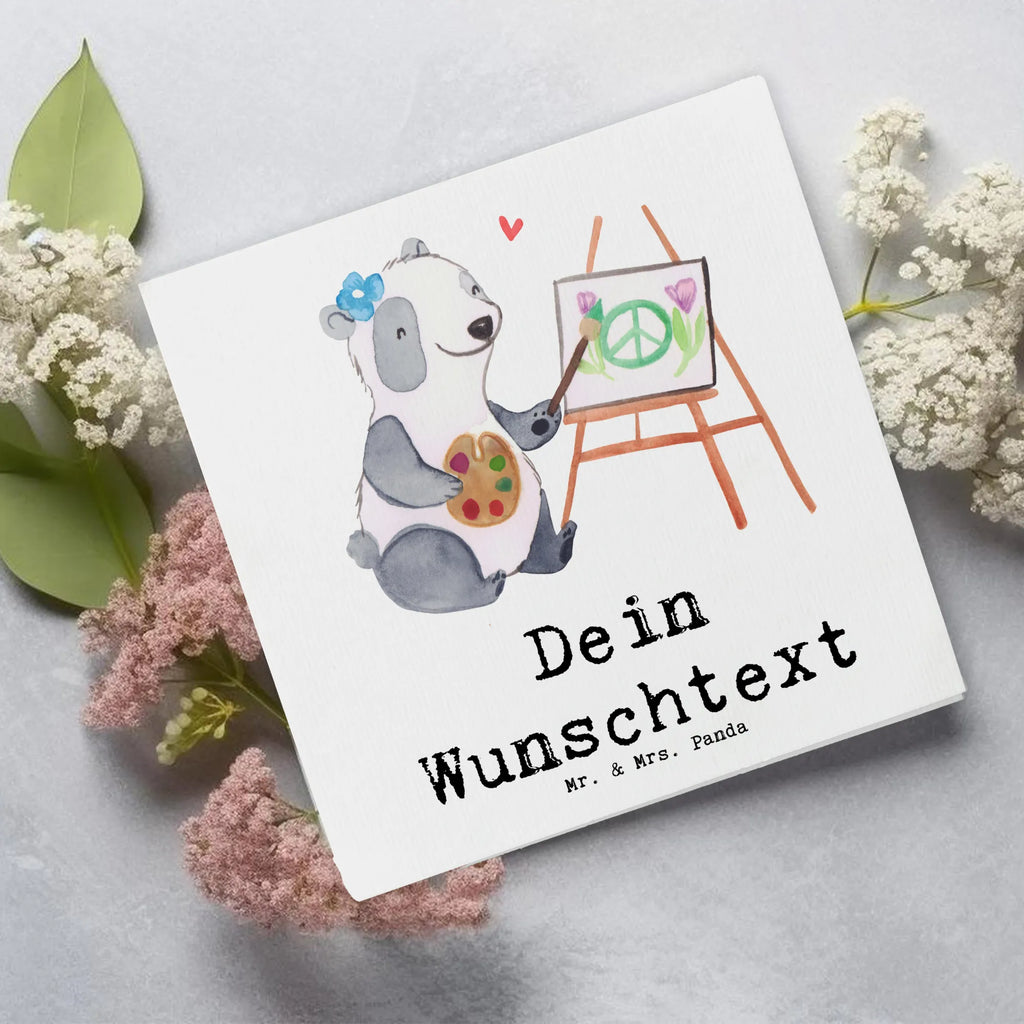 Personalized Deluxe Card female artist Heart Personalisierte Grußkarte, Grußkarten personalisiert, Personalisierte Karte, Personalisiertere Klappkarte, Grußkarte mit persönlichen Nachrichten, Personalisierte Hochzeitskarte, Grußkarte mit Namen, Personalisierte Einladungskarte, Grußkarte als Geldgeschenk, Personalisierte Geburtstagskarte, Grußkarte selber drucken, Grußkarte selbst gestalten, Personalisierte Glückwunschkarte, Beruf, Ausbildung, Jubiläum, Abschied, Rente, Kollege, Kollegin, Geschenk, Schenken, Arbeitskollege, Mitarbeiter, Firma, Danke, Dankeschön, Künstlerin, Kunstschule, Kunstmalerin, Galerie Eröffnung, Malerin