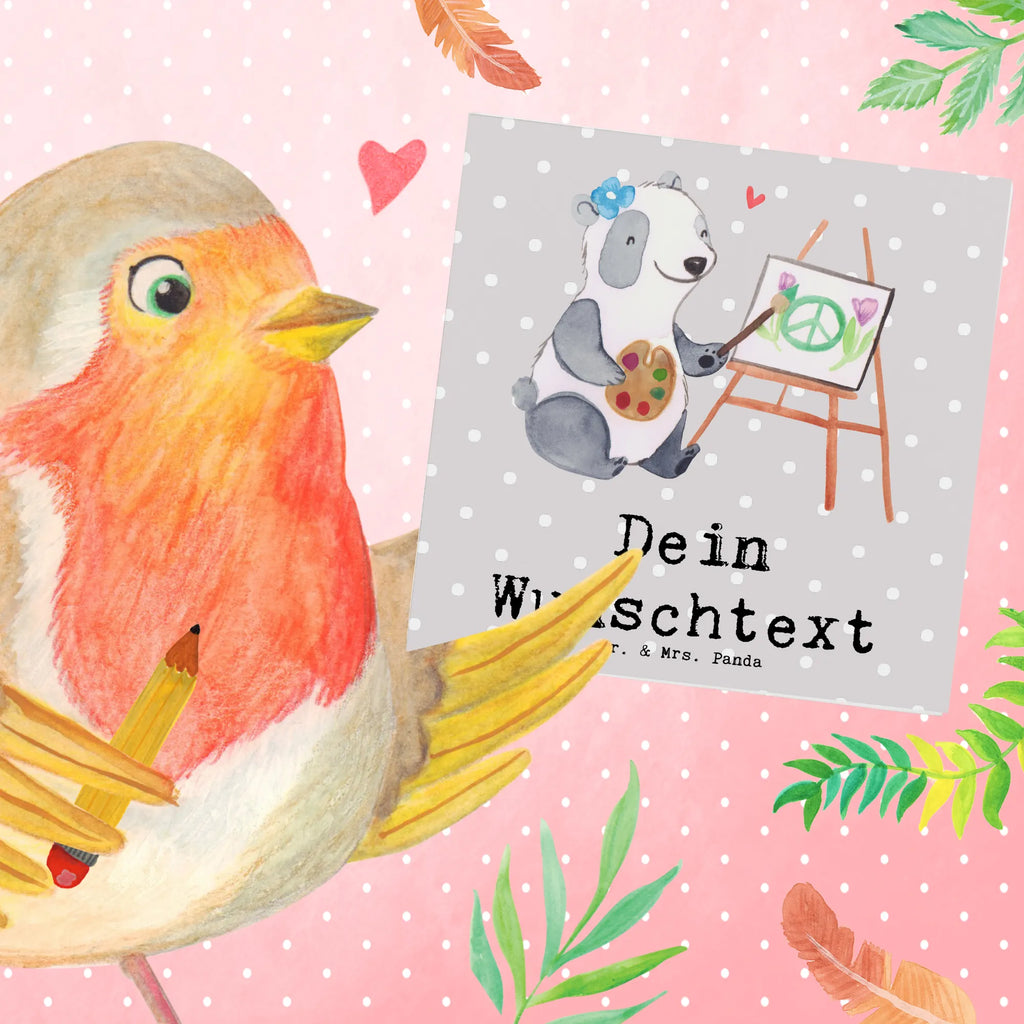 Personalized Deluxe Card female artist Heart Personalisierte Grußkarte, Grußkarten personalisiert, Personalisierte Karte, Personalisiertere Klappkarte, Grußkarte mit persönlichen Nachrichten, Personalisierte Hochzeitskarte, Grußkarte mit Namen, Personalisierte Einladungskarte, Grußkarte als Geldgeschenk, Personalisierte Geburtstagskarte, Grußkarte selber drucken, Grußkarte selbst gestalten, Personalisierte Glückwunschkarte, Beruf, Ausbildung, Jubiläum, Abschied, Rente, Kollege, Kollegin, Geschenk, Schenken, Arbeitskollege, Mitarbeiter, Firma, Danke, Dankeschön, Künstlerin, Kunstschule, Kunstmalerin, Galerie Eröffnung, Malerin