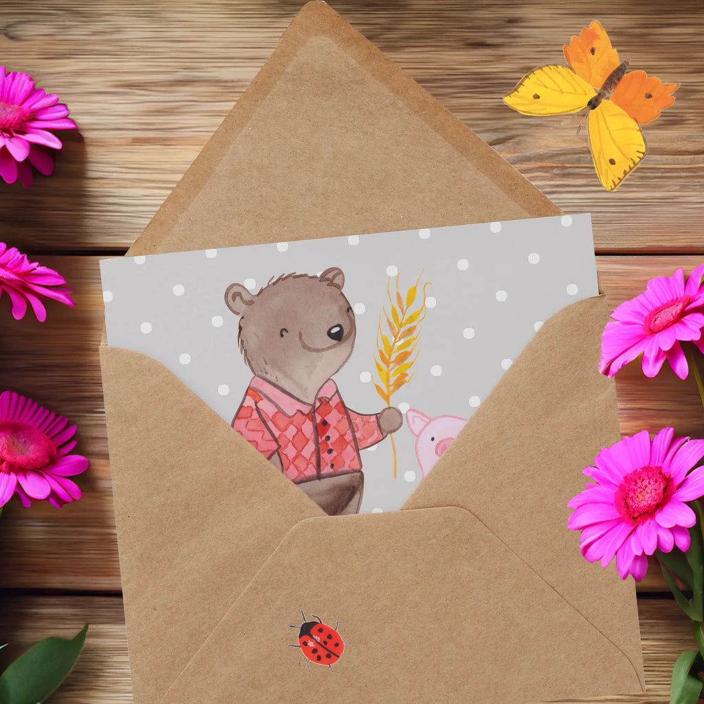 Personalized Deluxe Card Farmer heart Personalisierte Grußkarte, Grußkarten personalisiert, Grußkarte mit persönlichen Nachrichten, Personalisierte Hochzeitskarte, Personalisierte Geburtstagskarte, Personalisiertere Klappkarte, Grußkarte selbst gestalten, Grußkarte selber drucken, Personalisierte Glückwunschkarte, Grußkarte mit Namen, Grußkarte als Geldgeschenk, Personalisierte Karte, Personalisierte Einladungskarte, Beruf, Ausbildung, Jubiläum, Abschied, Rente, Kollege, Kollegin, Geschenk, Schenken, Arbeitskollege, Mitarbeiter, Firma, Danke, Dankeschön, Agronom, Landwirt; Bauer, Bauernhof, Farmer, Tierwirt