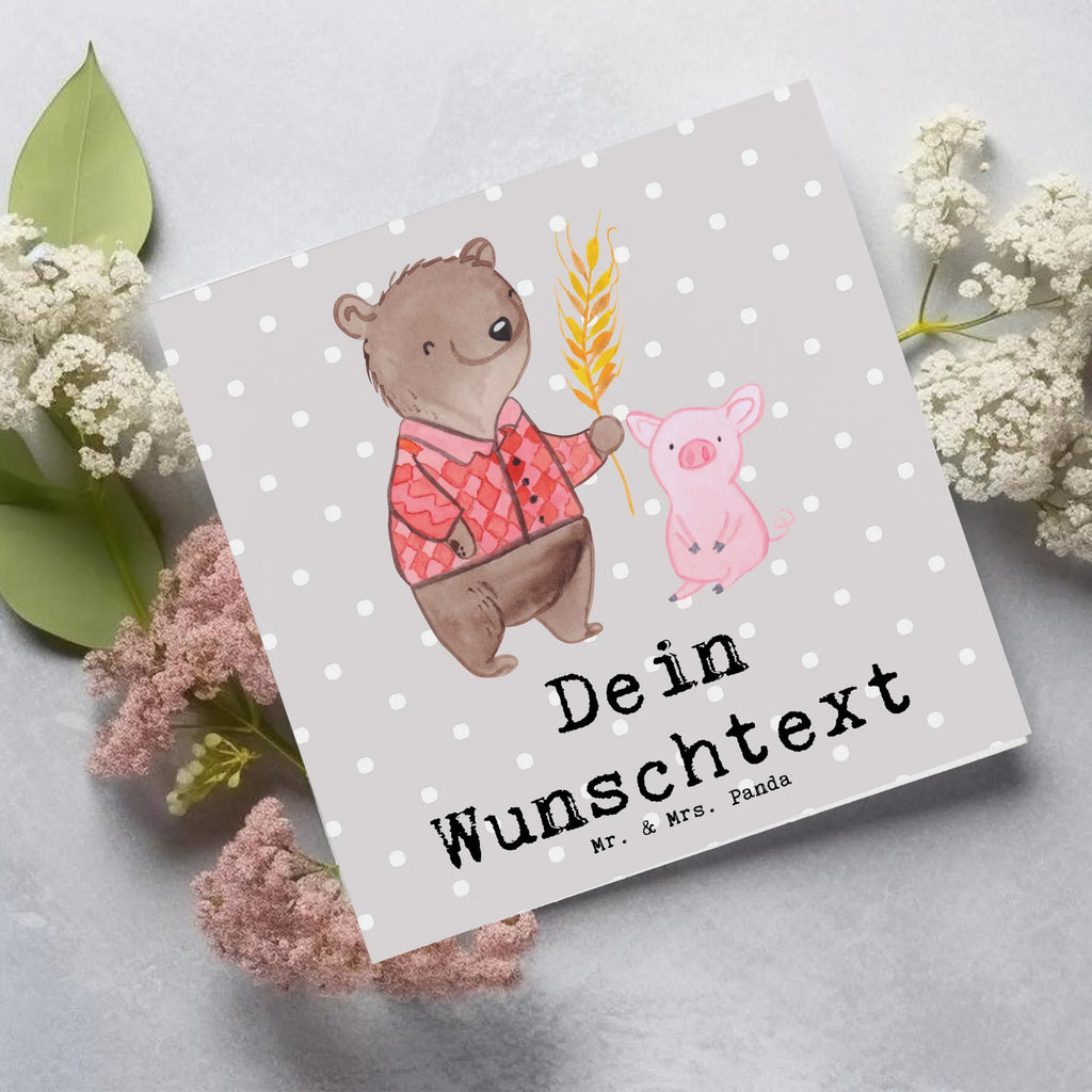 Personalized Deluxe Card Farmer heart Personalisierte Grußkarte, Grußkarten personalisiert, Grußkarte mit persönlichen Nachrichten, Personalisierte Hochzeitskarte, Personalisierte Geburtstagskarte, Personalisiertere Klappkarte, Grußkarte selbst gestalten, Grußkarte selber drucken, Personalisierte Glückwunschkarte, Grußkarte mit Namen, Grußkarte als Geldgeschenk, Personalisierte Karte, Personalisierte Einladungskarte, Beruf, Ausbildung, Jubiläum, Abschied, Rente, Kollege, Kollegin, Geschenk, Schenken, Arbeitskollege, Mitarbeiter, Firma, Danke, Dankeschön, Agronom, Landwirt; Bauer, Bauernhof, Farmer, Tierwirt