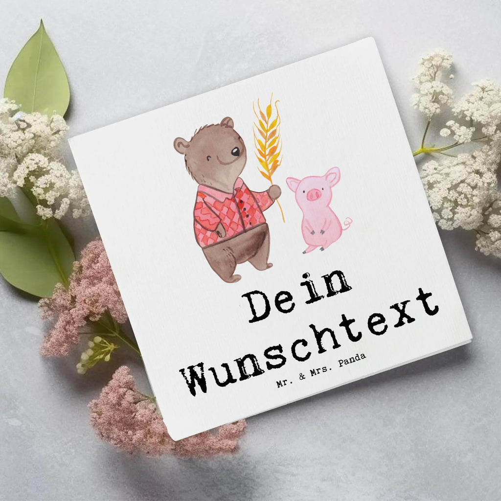 Personalized Deluxe Card Farmer heart Personalisierte Grußkarte, Grußkarten personalisiert, Grußkarte mit persönlichen Nachrichten, Personalisierte Hochzeitskarte, Personalisierte Geburtstagskarte, Personalisiertere Klappkarte, Grußkarte selbst gestalten, Grußkarte selber drucken, Personalisierte Glückwunschkarte, Grußkarte mit Namen, Grußkarte als Geldgeschenk, Personalisierte Karte, Personalisierte Einladungskarte, Beruf, Ausbildung, Jubiläum, Abschied, Rente, Kollege, Kollegin, Geschenk, Schenken, Arbeitskollege, Mitarbeiter, Firma, Danke, Dankeschön, Agronom, Landwirt; Bauer, Bauernhof, Farmer, Tierwirt