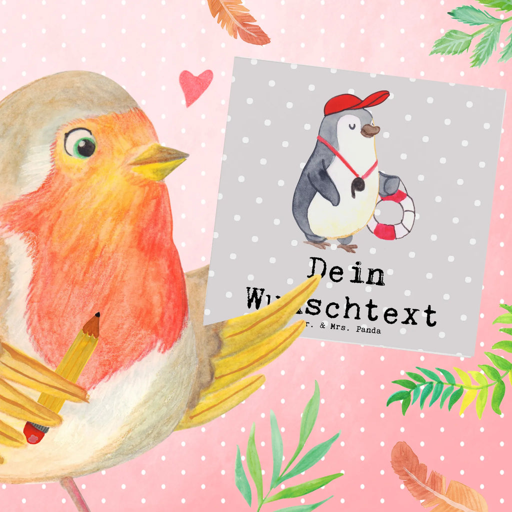 Personalisierte Deluxe Karte Bademeister Herz Personalisierte Grußkarte, Personalisierte Einladungskarte, Grußkarten personalisiert, Grußkarte selber drucken, Grußkarte mit persönlichen Nachrichten, Grußkarte mit Namen, Grußkarte als Geldgeschenk, Personalisierte Karte, Personalisiertere Klappkarte, Personalisierte Hochzeitskarte, Grußkarte selbst gestalten, Personalisierte Geburtstagskarte, Personalisierte Glückwunschkarte, Beruf, Ausbildung, Jubiläum, Abschied, Rente, Kollege, Kollegin, Geschenk, Schenken, Arbeitskollege, Mitarbeiter, Firma, Danke, Dankeschön, Schwimmschule, Schwimmverein, Freibad, Rettungsschwimmer, Bademeister, Badeanstalt, Schwimmbad, Schwimmmeister