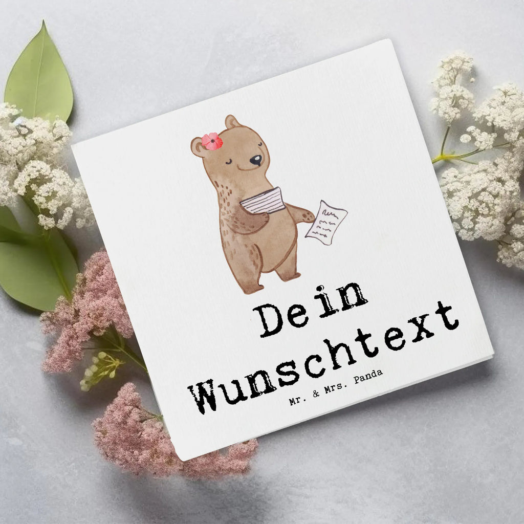 Personalized Deluxe Card Bookkeeper Heart Personalisierte Hochzeitskarte, Personalisierte Karte, Grußkarten personalisiert, Grußkarte mit persönlichen Nachrichten, Grußkarte mit Namen, Personalisierte Geburtstagskarte, Personalisierte Grußkarte, Grußkarte selber drucken, Personalisierte Einladungskarte, Grußkarte selbst gestalten, Personalisierte Glückwunschkarte, Personalisiertere Klappkarte, Grußkarte als Geldgeschenk, Beruf, Ausbildung, Jubiläum, Abschied, Rente, Kollege, Kollegin, Geschenk, Schenken, Arbeitskollege, Mitarbeiter, Firma, Danke, Dankeschön, in Bürojob, Backoffice Mitarbeiterin, Buchhalter, Angestellte