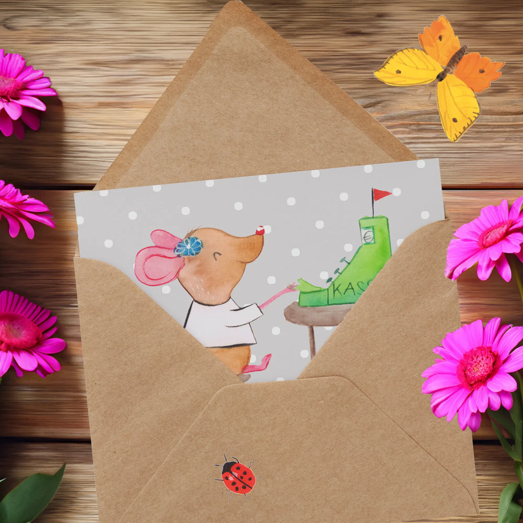 Personalisierte Deluxe Karte Kassiererin Herz Grußkarte selber drucken, Grußkarte mit Namen, Personalisiertere Klappkarte, Grußkarte mit persönlichen Nachrichten, Grußkarten personalisiert, Personalisierte Glückwunschkarte, Personalisierte Einladungskarte, Personalisierte Grußkarte, Personalisierte Geburtstagskarte, Grußkarte selbst gestalten, Personalisierte Hochzeitskarte, Personalisierte Karte, Grußkarte als Geldgeschenk, Beruf, Ausbildung, Jubiläum, Abschied, Rente, Kollege, Kollegin, Geschenk, Schenken, Arbeitskollege, Mitarbeiter, Firma, Danke, Dankeschön, Kassenwartin, Kassiererin, Mitarbeiterin Kasse