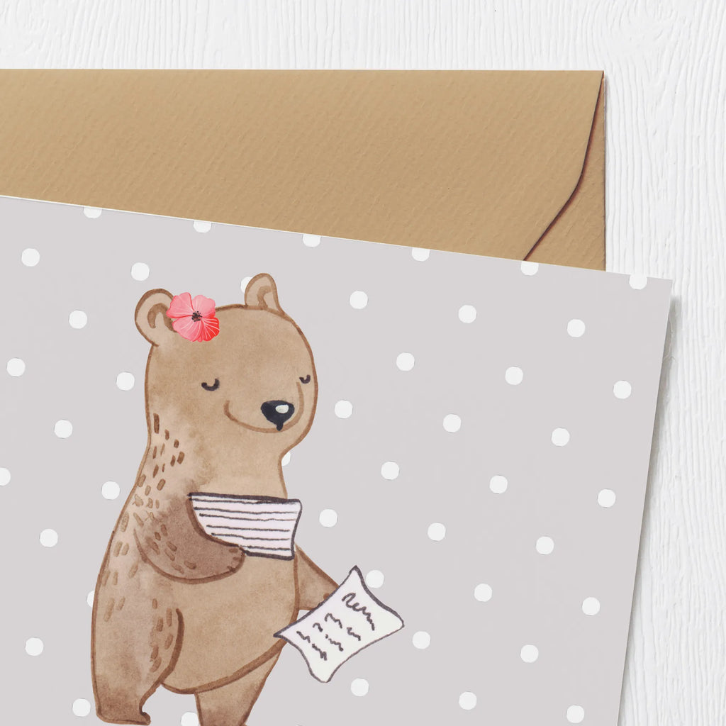 Personalized Deluxe Card Bookkeeper Heart Personalisierte Hochzeitskarte, Personalisierte Karte, Grußkarten personalisiert, Grußkarte mit persönlichen Nachrichten, Grußkarte mit Namen, Personalisierte Geburtstagskarte, Personalisierte Grußkarte, Grußkarte selber drucken, Personalisierte Einladungskarte, Grußkarte selbst gestalten, Personalisierte Glückwunschkarte, Personalisiertere Klappkarte, Grußkarte als Geldgeschenk, Beruf, Ausbildung, Jubiläum, Abschied, Rente, Kollege, Kollegin, Geschenk, Schenken, Arbeitskollege, Mitarbeiter, Firma, Danke, Dankeschön, in Bürojob, Backoffice Mitarbeiterin, Buchhalter, Angestellte