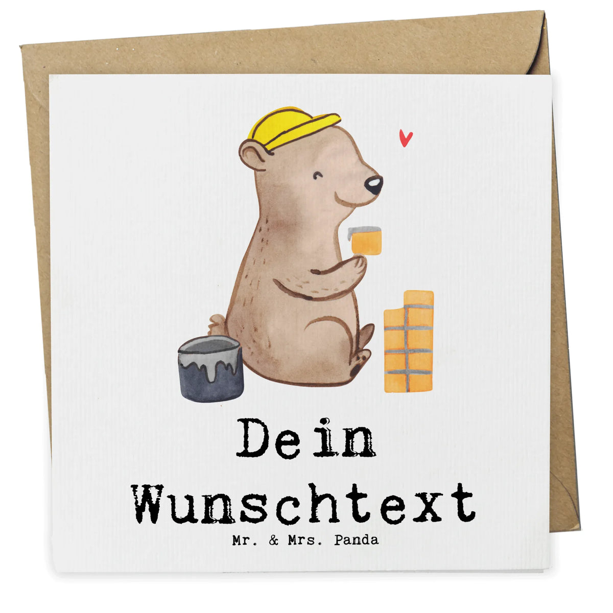 Personalized Deluxe Card bricklayer heart individuelle grußkarte, Personalisierte Grußkarte, karte personalisiert, Personalisierte Grußkarten, Postkarte personalisiert, Personalisierte Postkarte, Personalisierte Karten, grußkarte personalisiert, Personalisierte Karte, Grußkarte personalisierbar, Grußkarten Personalisiert, Geschenk, Schenken, Jubiläum, Danke, Dankeschön, Beruf, Ausbildung, Abschied, Rente, Kollege, Kollegin, Arbeitskollege, Mitarbeiter, Firma, Maurermeister, Gesellenprüfung, Maurer, Maurerbetrieb, Handwerker
