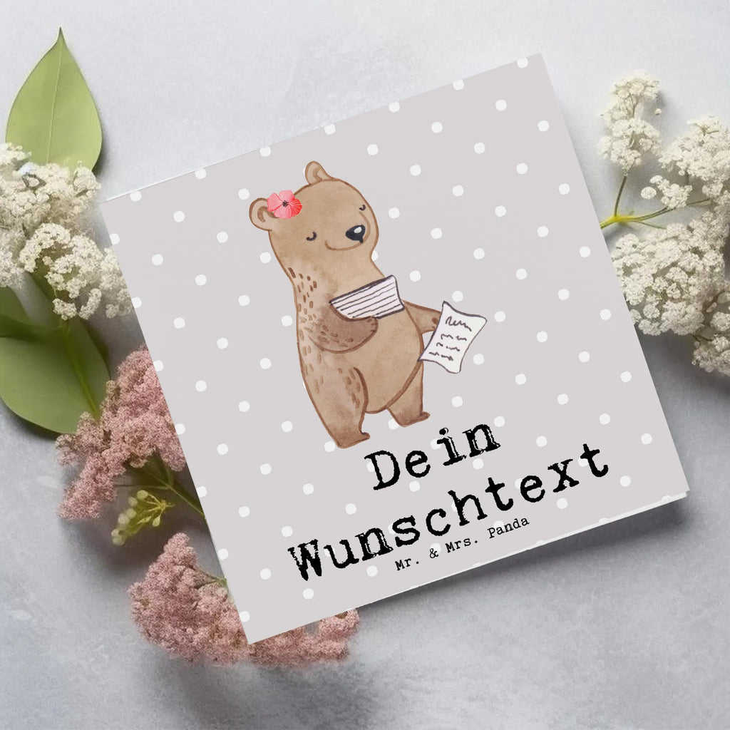 Personalized Deluxe Card office clerk Heart Personalisierte Karte, Grußkarte mit Namen, Personalisierte Grußkarte, Grußkarten personalisiert, Grußkarte selber drucken, Personalisierte Einladungskarte, Grußkarte mit persönlichen Nachrichten, Grußkarte als Geldgeschenk, Personalisierte Geburtstagskarte, Personalisierte Glückwunschkarte, Personalisiertere Klappkarte, Personalisierte Hochzeitskarte, Grußkarte selbst gestalten, Beruf, Ausbildung, Jubiläum, Abschied, Rente, Kollege, Kollegin, Geschenk, Schenken, Arbeitskollege, Mitarbeiter, Firma, Danke, Dankeschön, Bürokauffrau, Kauffrau für Büromanagement