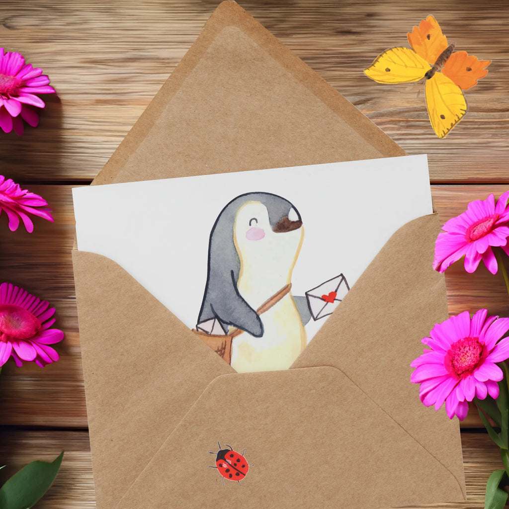 Personalisierte Deluxe Karte Postbote Herz Personalisierte Hochzeitskarte, Personalisierte Grußkarte, Personalisierte Geburtstagskarte, Grußkarte selber drucken, Grußkarte mit Namen, Personalisierte Einladungskarte, Grußkarte als Geldgeschenk, Grußkarten personalisiert, Personalisierte Karte, Personalisierte Glückwunschkarte, Grußkarte selbst gestalten, Grußkarte mit persönlichen Nachrichten, Personalisiertere Klappkarte, Beruf, Ausbildung, Jubiläum, Abschied, Rente, Kollege, Kollegin, Geschenk, Schenken, Arbeitskollege, Mitarbeiter, Firma, Danke, Dankeschön, Postler, Briefzusteller, Briefträger, Postbote