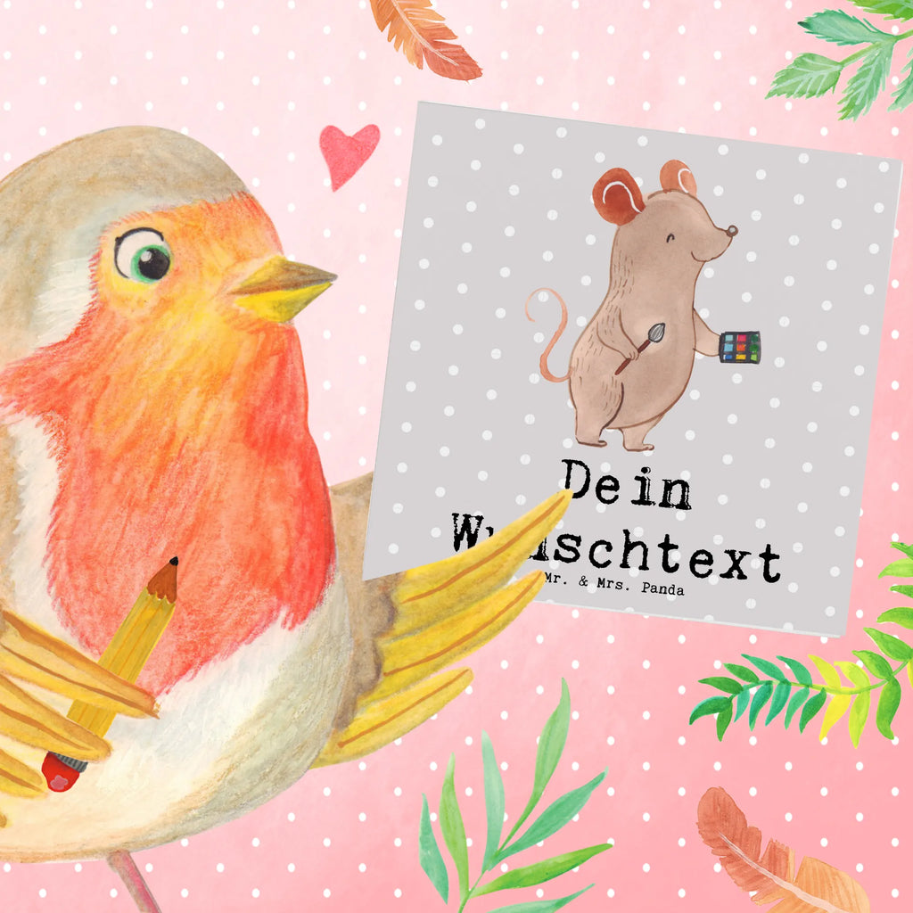 Personalized Deluxe Card Makeup Artist Heart Personalisierte Karte, Grußkarten personalisiert, Personalisierte Einladungskarte, Personalisiertere Klappkarte, Grußkarte als Geldgeschenk, Personalisierte Geburtstagskarte, Grußkarte mit persönlichen Nachrichten, Grußkarte selbst gestalten, Grußkarte mit Namen, Personalisierte Glückwunschkarte, Personalisierte Hochzeitskarte, Grußkarte selber drucken, Personalisierte Grußkarte, Beruf, Ausbildung, Jubiläum, Abschied, Rente, Kollege, Kollegin, Geschenk, Schenken, Arbeitskollege, Mitarbeiter, Firma, Danke, Dankeschön, Eröffnung, Make Up Artist, Visagist, Kosmetikstudio, Maskenbildner, Beauty Salon, Kosmetiker