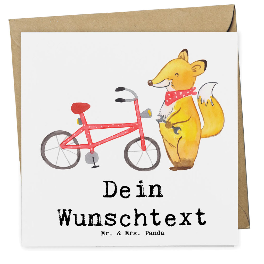 fahrradsattel personalisiert Personalisierte Karten Zweirad Mechatroniker Herz – Mr. & Mrs. Panda