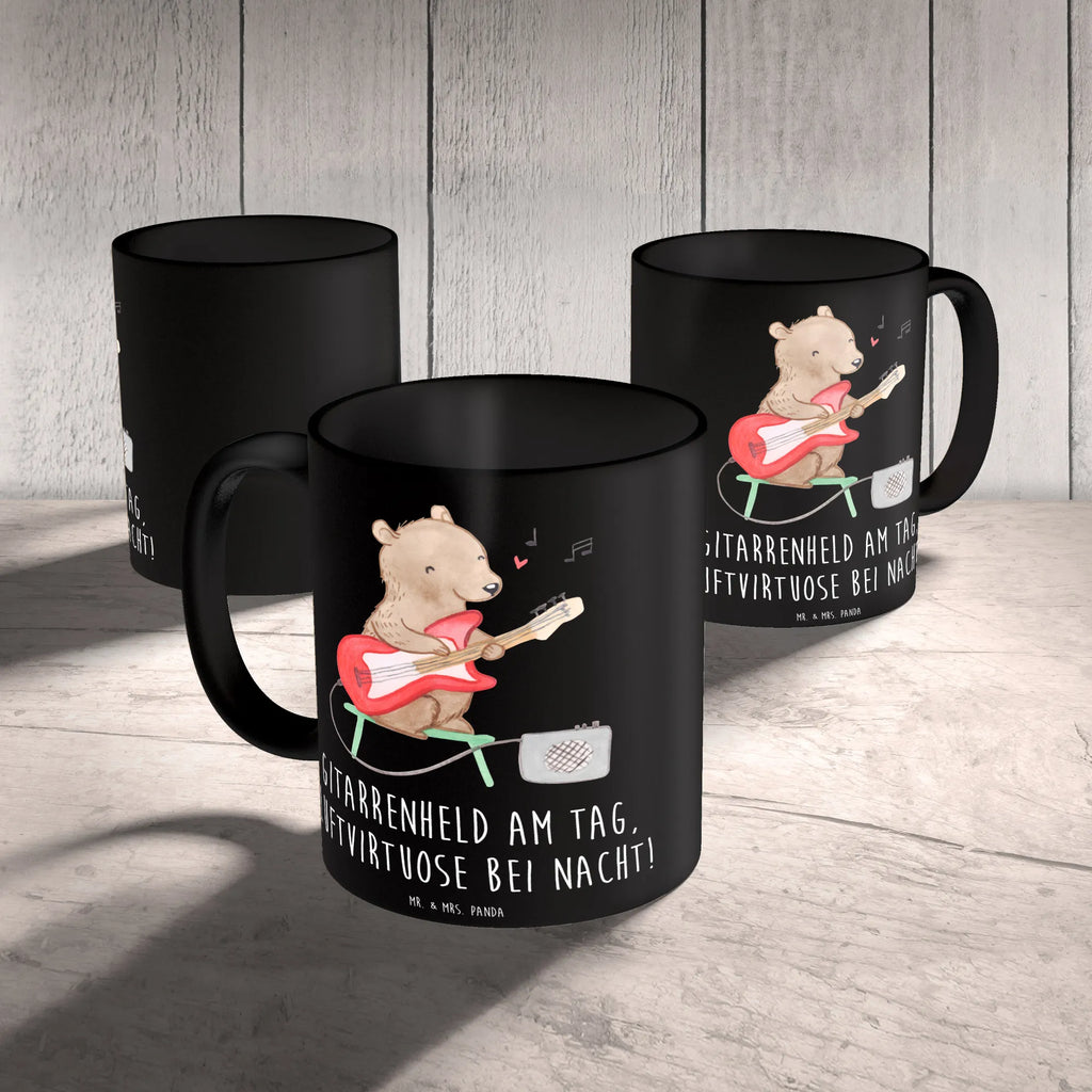 Tasse Gitarrenheld Teetasse, Tasse, Tasse mit Zitaten, Bürotasse, Porzellantasse, Tasse mit Motiven, Geschenktasse, Keramiktasse, Kaffeetasse, Instrumente, Geschenke Musiker, Musikliebhaber