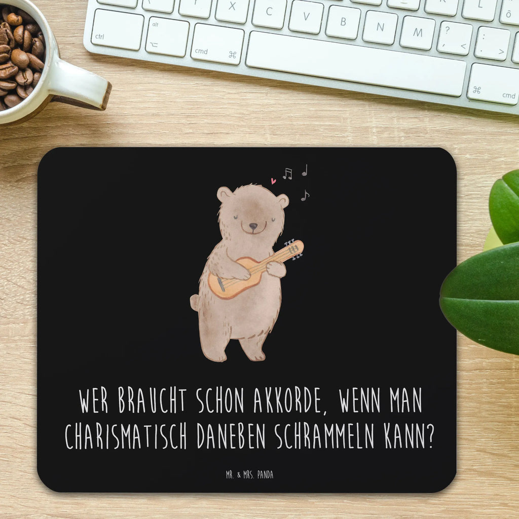 Mouse mat Wer braucht schon Akkorde, wenn man charismatisch daneben schrammeln kann? Büroausstattung, Mauspad Büro, Mousepad, Arbeitszimmer, Designer Mauspad, PC Zubehör, Mauspad, Einzigartiges Mauspad, Computer zubehör, Mausunterlage, Instrumente, Geschenke Musiker, Musikliebhaber