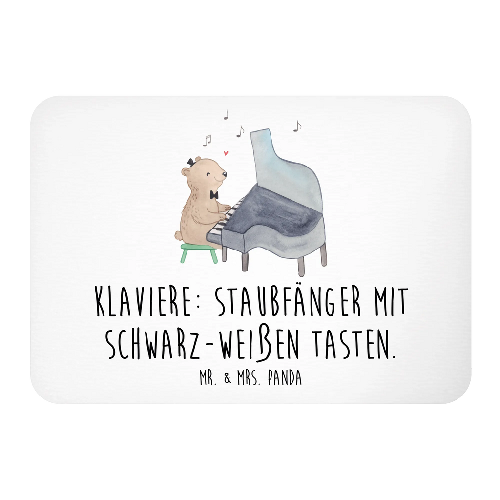 Magnet Klaviere: Staubfänger mit schwarz-weißen Tasten. Kühlschrankmagnet, Motivmagnete, Souvenir Magnet, Kühlschrank Dekoration, Notiz Magnet, Pinnwandmagnet, Dekomagnet, Whiteboard Magnet, Instrumente, Geschenke Musiker, Musikliebhaber