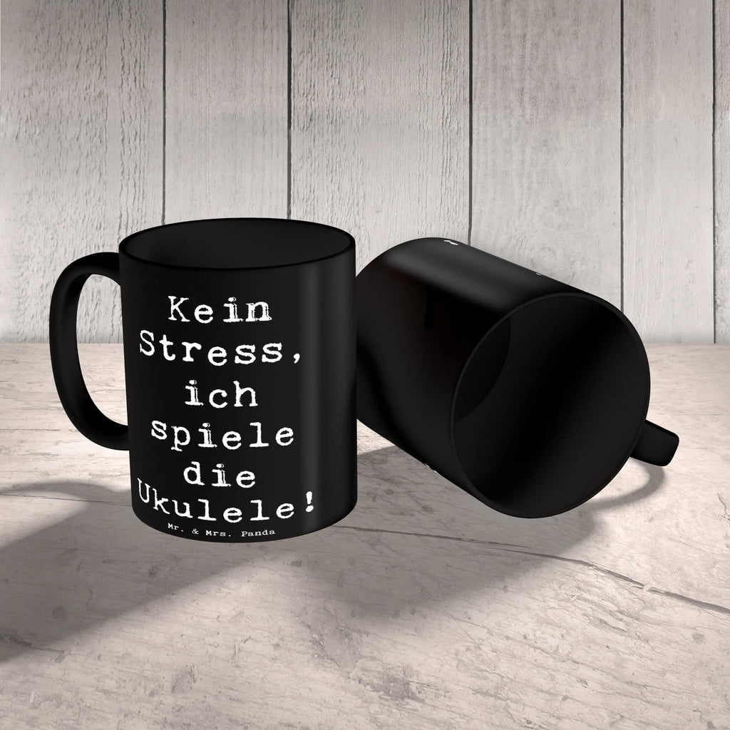 Tasse Spruch Ukulele Entspannung Bürotasse, Tasse mit Zitaten, Tasse mit Motiven, Tasse, Teetasse, Geschenktasse, Keramiktasse, Kaffeetasse, Porzellantasse, Instrumente, Geschenke Musiker, Musikliebhaber