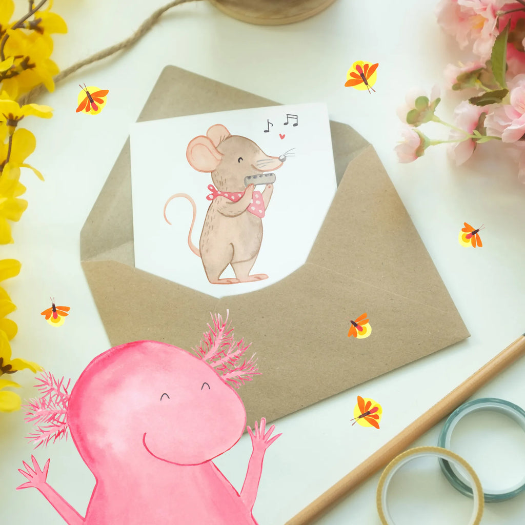 Greetings card Mundharmonika spielen: Weil echte Musikinstrumente anscheinend überbewertet sind. Klappkarte, Hochzeitskarte, Grußkarte, Glückwunschkarte, Geburtstagskarte, Karte, Einladungskarte, Ansichtskarten, Instrumente, Geschenke Musiker, Musikliebhaber