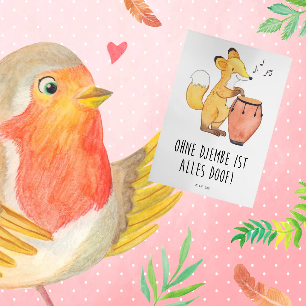 Grußkarte Djembe Freude Grußkarte, Geburtstagskarte, Glückwunschkarte, Einladungskarte, Klappkarte, Hochzeitskarte, Ansichtskarten, Karte, Instrumente, Geschenke Musiker, Musikliebhaber