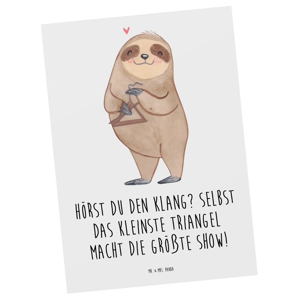 Postcard Hörst du den Klang? Selbst das kleinste Triangel macht die größte Show! Grußkarte, Ansichtskarten, Geschenkkarte, Karte, Postkarte, Einladungskarte, Geburtstagskarte, Dankeskarte, Ansichtskarte, Einladungskarten Geburtstag, Einladung, Einladung Geburtstag, Instrumente, Geschenke Musiker, Musikliebhaber