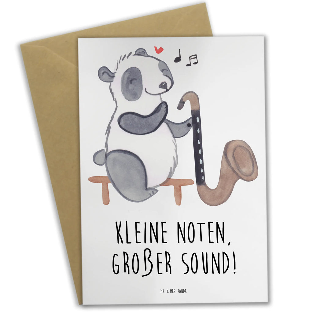 Greetings card Kleine Noten, großer Sound! Geburtstagskarte, Karte, Glückwunschkarte, Grußkarte, Klappkarte, Einladungskarte, Hochzeitskarte, Ansichtskarten, Instrumente, Geschenke Musiker, Musikliebhaber