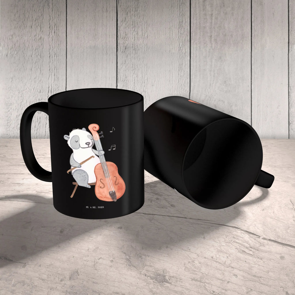 Tasse Kontrabass Solo Geschenktasse, Kaffeetasse, Tasse mit Motiven, Keramiktasse, Bürotasse, Teetasse, Tasse, Porzellantasse, Tasse mit Zitaten, Instrumente, Geschenke Musiker, Musikliebhaber