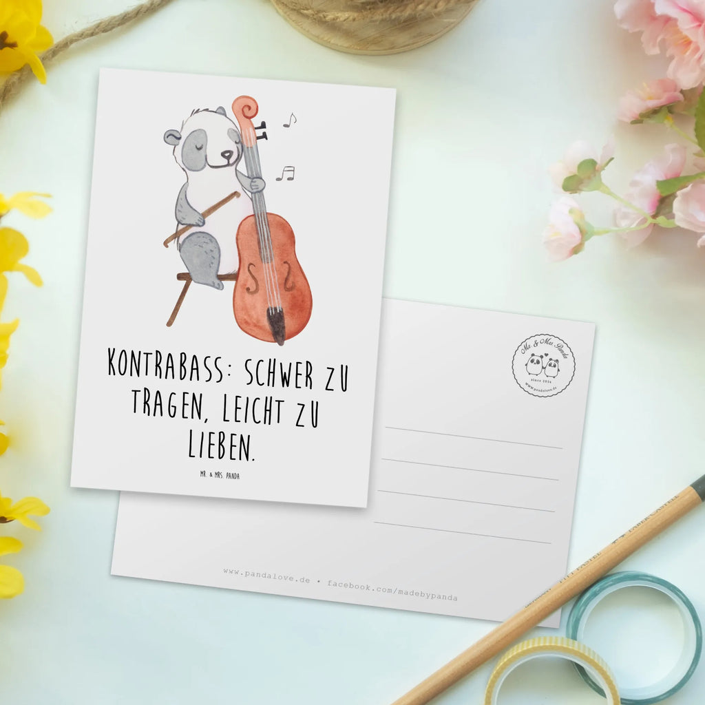 Postkarte Kontrabass Liebe Einladungskarte, Einladung Geburtstag, Ansichtskarten, Einladungskarten Geburtstag, Ansichtskarte, Postkarte, Geburtstagskarte, Grußkarte, Dankeskarte, Karte, Geschenkkarte, Einladung, Instrumente, Geschenke Musiker, Musikliebhaber