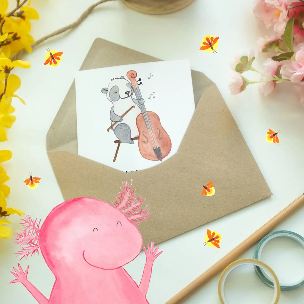 Greetings card Kontrabass: schwer zu tragen, leicht zu lieben. Klappkarte, Hochzeitskarte, Karte, Geburtstagskarte, Einladungskarte, Ansichtskarten, Grußkarte, Glückwunschkarte, Instrumente, Geschenke Musiker, Musikliebhaber