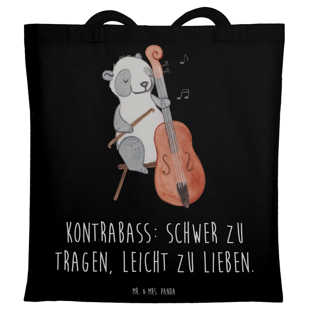 Tote bag Kontrabass: schwer zu tragen, leicht zu lieben. Schultertasche, Einkaufstasche, Badetasche, Jutetasche, Beuteltasche, Shopper, Einkaufstüte, Stofftasche, Beutel, Strandtasche, Tragetasche, Laptoptasche, Stoffbeutel, Tasche, Jutebeutel, Umhängetasche, Instrumente, Geschenke Musiker, Musikliebhaber