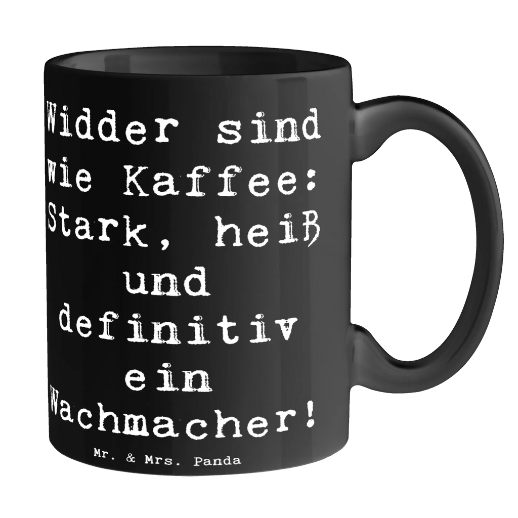 Mug Saying Widder sind wie Kaffee: Stark, heiß und definitiv ein Wachmacher! Kaffeetasse, Geschenktasse, Tasse mit Zitaten, Porzellantasse, Tasse, Teetasse, Tasse mit Motiven, Keramiktasse, Bürotasse, Tierkreiszeichen, Sternzeichen, Horoskop, Astrologie, Aszendent