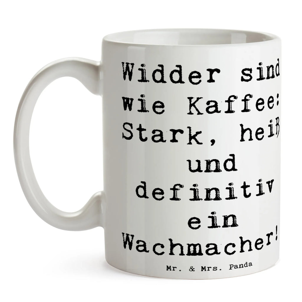 Mug Saying Widder sind wie Kaffee: Stark, heiß und definitiv ein Wachmacher! Kaffeetasse, Geschenktasse, Tasse mit Zitaten, Porzellantasse, Tasse, Teetasse, Tasse mit Motiven, Keramiktasse, Bürotasse, Tierkreiszeichen, Sternzeichen, Horoskop, Astrologie, Aszendent
