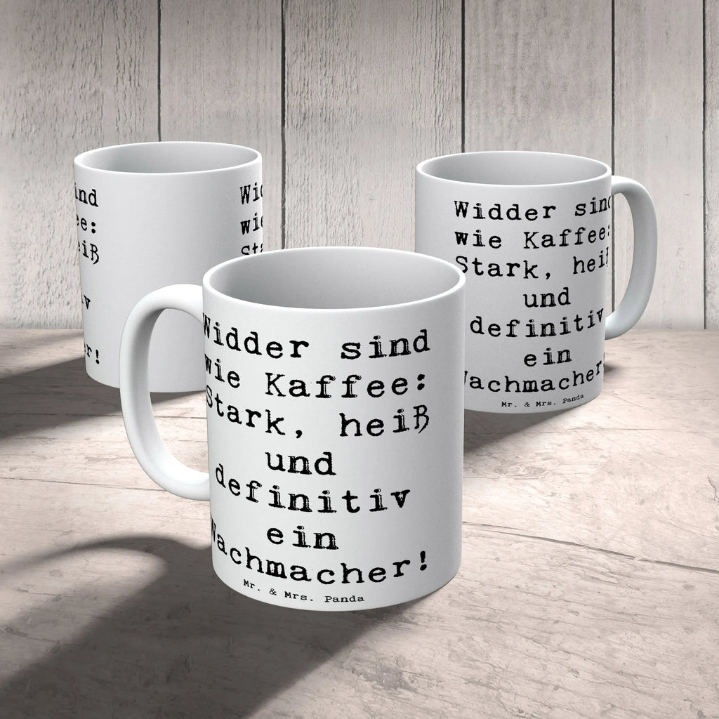 Mug Saying Widder sind wie Kaffee: Stark, heiß und definitiv ein Wachmacher! Kaffeetasse, Geschenktasse, Tasse mit Zitaten, Porzellantasse, Tasse, Teetasse, Tasse mit Motiven, Keramiktasse, Bürotasse, Tierkreiszeichen, Sternzeichen, Horoskop, Astrologie, Aszendent