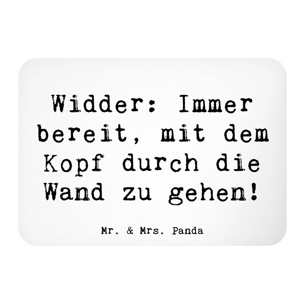 Magnet Saying Widder: Immer bereit, mit dem Kopf durch die Wand zu gehen! Motivmagnete, Kühlschrank Dekoration, Dekomagnet, Souvenir Magnet, Pinnwandmagnet, Kühlschrankmagnet, Whiteboard Magnet, Notiz Magnet, Tierkreiszeichen, Sternzeichen, Horoskop, Astrologie, Aszendent