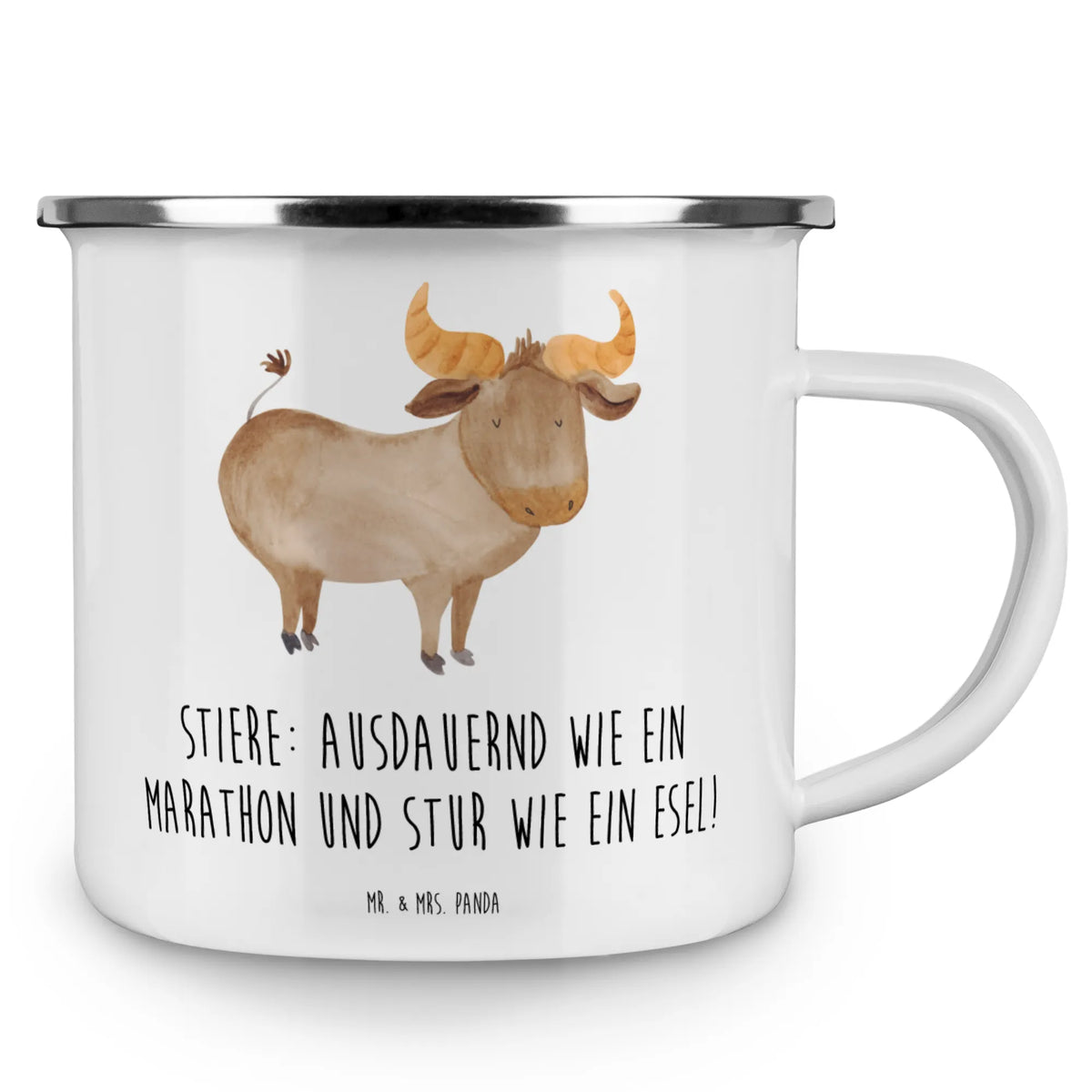 Camping Emaille Tasse Starker Stier becher emaille, outdoortasse, Tasse Emaille, Reisebecher, Teetasse, blechbecher, Emaille Tasse, Teebecher, Motivtasse, Kaffeepott, Haferl, emaillebecher, Outdoor Tasse, Outdoor Becher, reisetasse, Campingtasse, wanderbecher, Blechtasse, wandertasse, metallbecher, Campingbecher, Pott, Emailletasse, Emaille Becher, Sternzeichen, Tierkreiszeichen, Horoskop, Astrologie, Aszendent