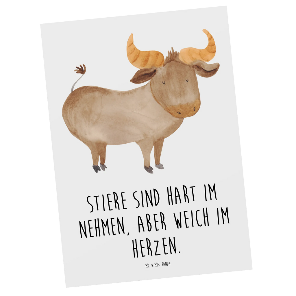 Postcard Stiere sind hart im Nehmen, aber weich im Herzen. Ansichtskarten, Karte, Einladung Geburtstag, Ansichtskarte, Grußkarte, Einladung, Dankeskarte, Geburtstagskarte, Einladungskarte, Geschenkkarte, Postkarte, Einladungskarten Geburtstag, Tierkreiszeichen, Sternzeichen, Horoskop, Astrologie, Aszendent