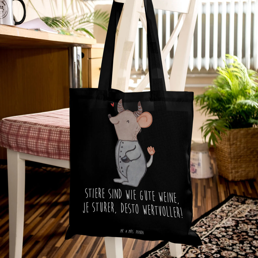 Tote bag Stiere sind wie gute Weine, je sturer, desto wertvoller! Schultertasche, Jutebeutel, Shopper, Badetasche, Jutetasche, Beuteltasche, Strandtasche, Tragetasche, Stoffbeutel, Umhängetasche, Laptoptasche, Beutel, Einkaufstasche, Tasche, Stofftasche, Einkaufstüte, Tierkreiszeichen, Sternzeichen, Horoskop, Astrologie, Aszendent